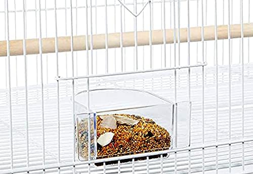 Mcage Lot of Breeding Bird Flight Cages for Canary Parakeet Aviaries Budgies Lovebird Finch (Large 30" White)