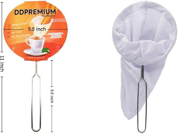 Tea Filter Reusable Stainless Steel Strainer, Friendly Using Durable,