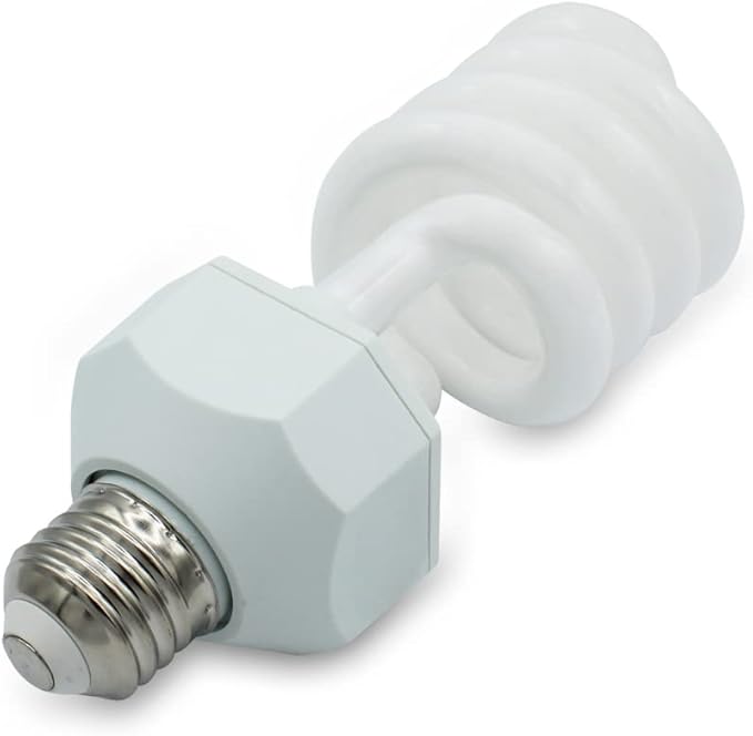 lumenivo UVB Reptile Light 23W 10.0 Desert Terrarium UVB Bulb for Bearded Dragon, Dwarf Monitors, Veiled Chameleons - Simulates UVB from The Sun to Help in Calcium Absorption - 120V - 3 Pack