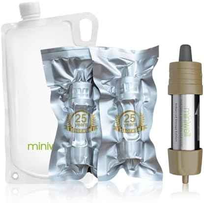 Miniwell L630 Portable Water Filter with Upgraded Vacuum Packaging