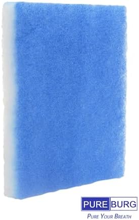 PUREBURG Replacement Filter Compatible with Best Vent Indoor Dryer Vent,12-Pack 6.9" x 6.5" x 0.6" Dryer Lint Filter For Air Clean