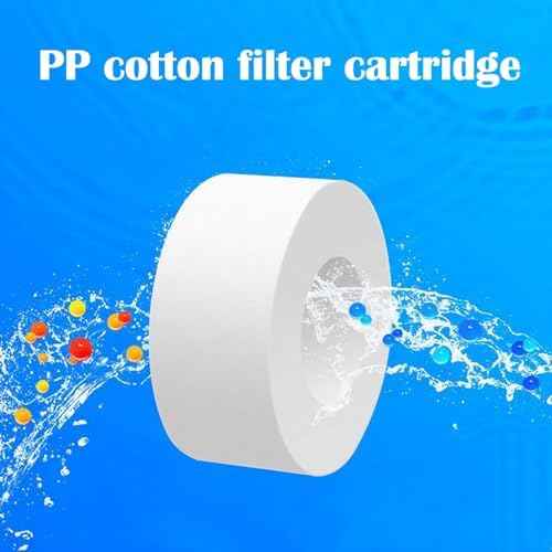 5 Pcs Sink Water Faucet Filter Cartridge Replacements,Sink Water Filter Faucet Water Filter, Removes Chlorine Fluoride Heavy Metals,Soften Hard Water
