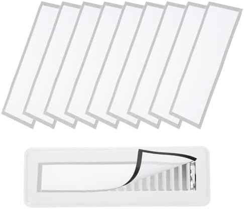 YOKIVE 10 Pcs Magnetic Floor Vent Covers, Floor Register Cover PVC