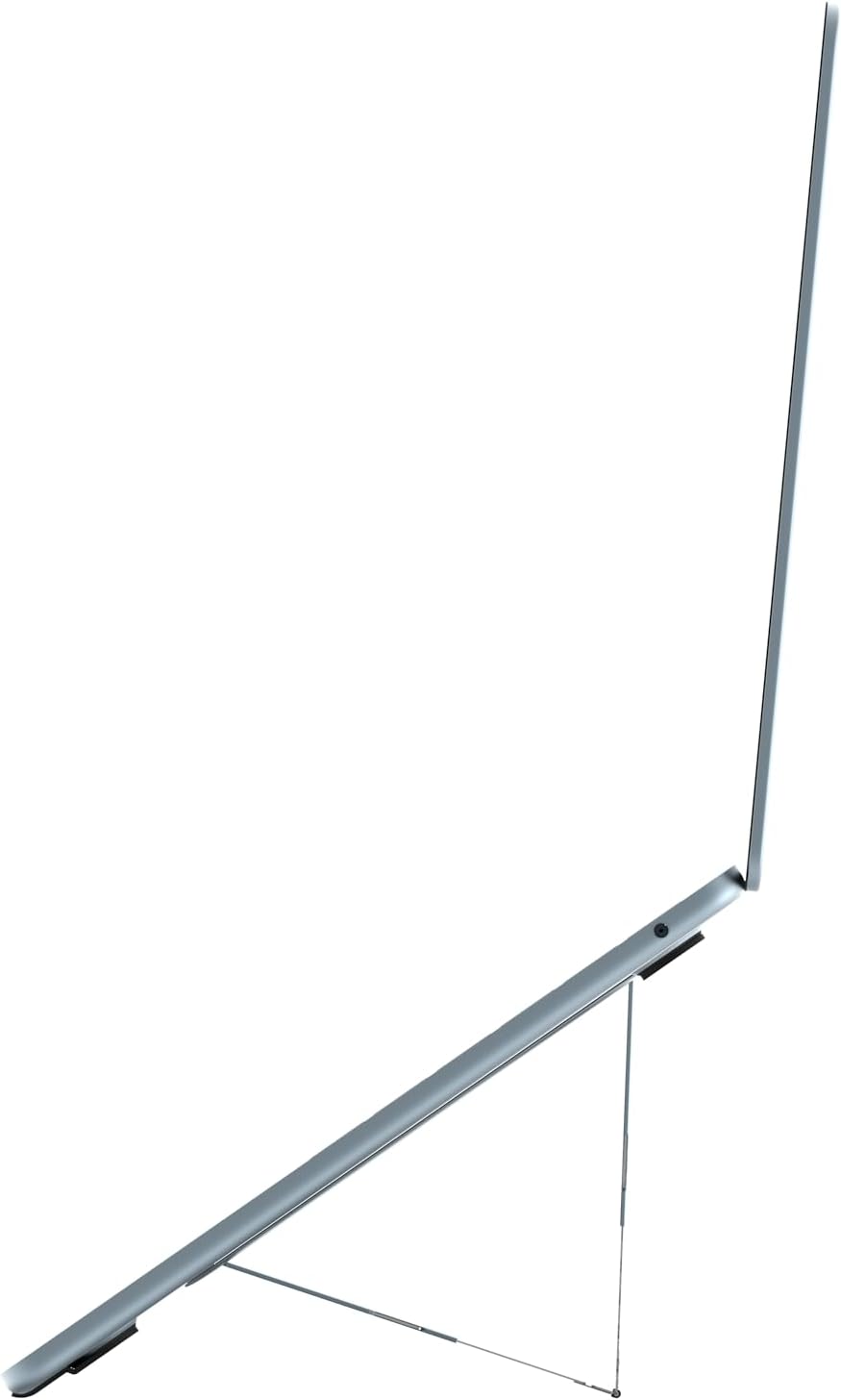 Invisible Laptop Stand, Stick-On 6-Level Riser for Mobile Work