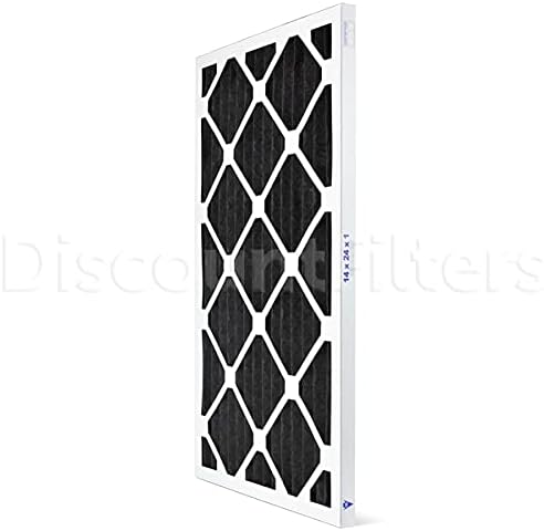 AIRX FILTERS WICKED CLEAN AIR. ODOR 14x24x1 MERV 7 Carbon Pleated Air Filter