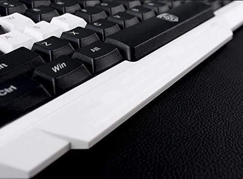 UniFire V60 Waterproof 2.4G Wireless Gaming Keyboard with Mouse DPI Control For DESKTOP PC Laptop Wireless Keyboard Mouse Combos (white)