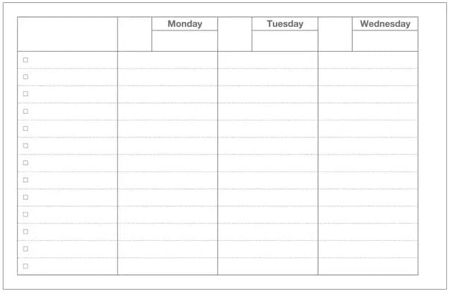 MARK'STYLE Undated Weekly Planner A6, 2-Pack – 58-Week Horizontal Pocket Size Scheduler with Monthly Overview & To-Do List for Desk, Office, or Study Use (Orange)