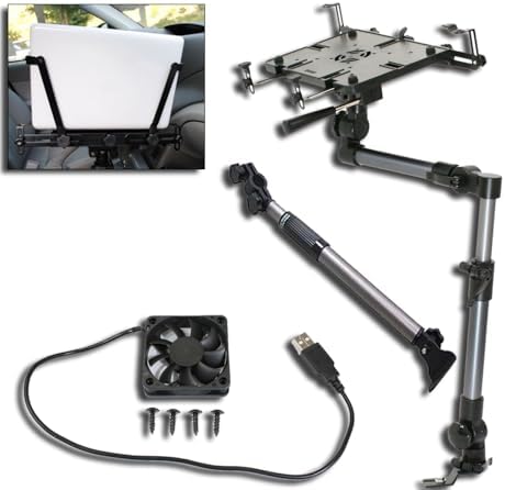 Mobotron MS-526B Heavy Duty Laptop Mount Holder for Cars, Trucks, SUVs, and other Applications with Complete Accessory Package
