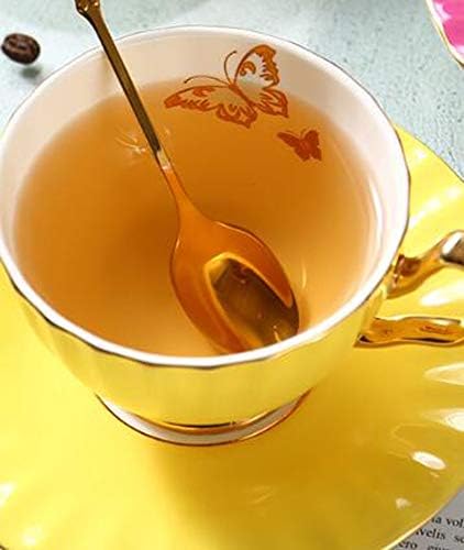 Bone China Cup and Saucer Set- Butterfly and Elegance