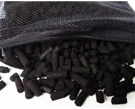 5 lbs Activated Charcoal Carbon Pellets in 1 Free Mesh Media Bags for Aquarium Fish Pond Tank Canister Filter