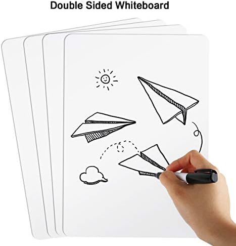 Dry Erase Lapboards, HERKKA 32 Pack Double Sided Dry Erase Lap Boards 9 x 12.5 Inch Small Dry Erase Boards for Students Classroom Teacher Supplies