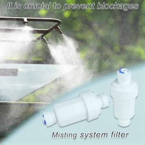 Outdoor Misting System Water Filter 2 Pieces Calcium Inhibitor Filter