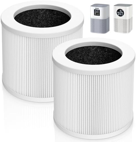 2 Pack A1 Filter Compatible with VEWIOR Air Purifier HQSC-50, HQKJ-80, A1