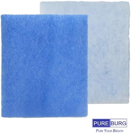 PUREBURG Replacement Filter Compatible with Best Vent Indoor Dryer Vent,12-Pack 6.9" x 6.5" x 0.6" Dryer Lint Filter For Air Clean