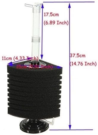 CNZ XY-2893 Air Driven 10 Layer Biochemical Bio Sponge Filter