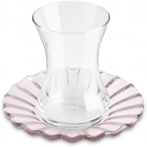 Karaca Luna 12-Piece Turkish Tea Cups