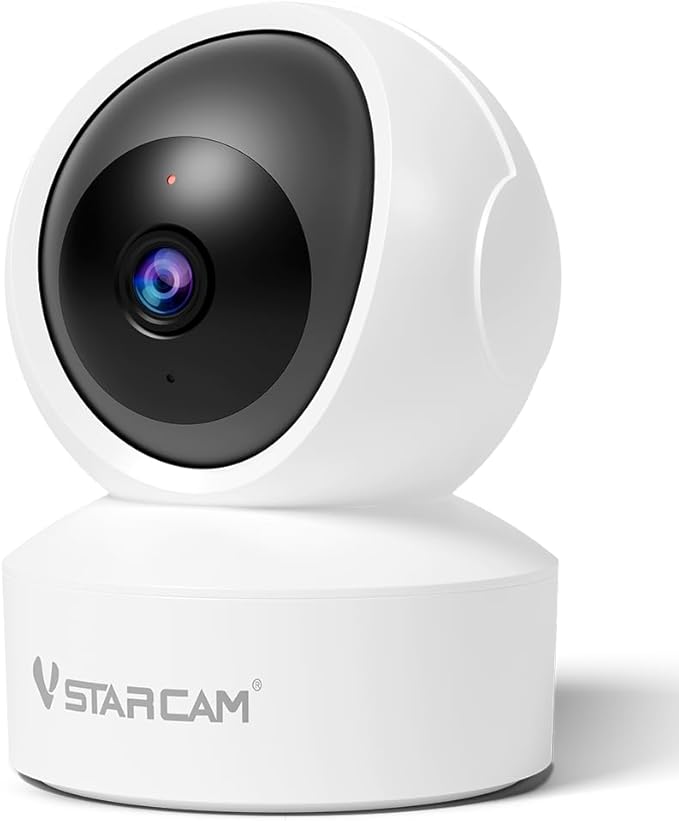VSTARCAM 3MP Pet Camera Indoor with Phone App, 360° Indoor Security Camera with Color Night Vision, Motion Detection & 2-Way Audio, 24/7 SD & Cloud Storage