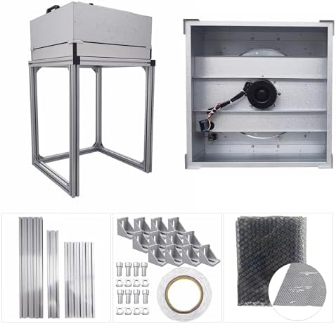 INTSUPERMAI Vertical Laminar Flow Hood Air Flow Clean Bench Workstation with HEPA Filter Lab Fume Hood Air Volume 294-411 cfm Dust Free Room Workshop for Phone LCD Repair Workshop Laboratory 110V