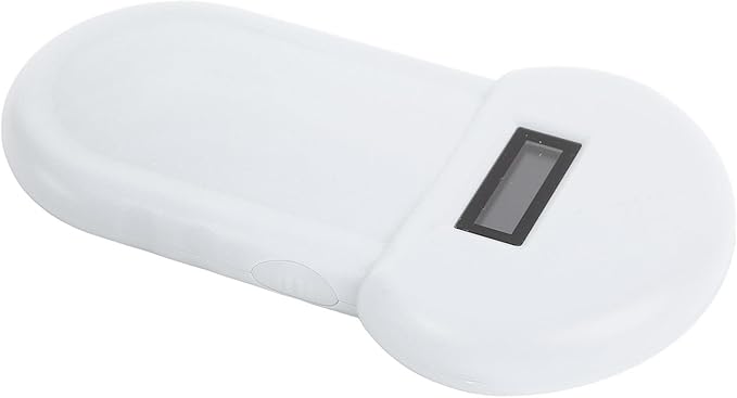 Pet Microchip Reader, Advanced Scanner with USB Charging and Clear LCD Display, Compatible with ISO11784 85 FDX B for Dogs Cats Pigs Animals