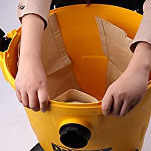 Pack 10 Vacuum Bags For DEWALT 6 to 10 Gallon Shop Vac DXVA19-4101, Dust Collection Bag with Filter For Vacmaster VHBM, Replacement Parts BM08 Accessories Kit