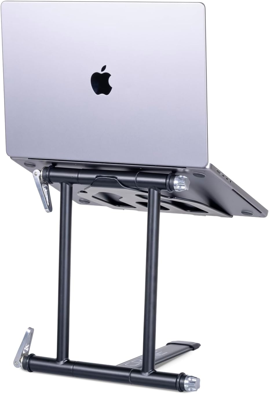 Plus DJ Stand for Laptops, Tablets and Controllers with Nylon Carry Bag, Graphite Grey