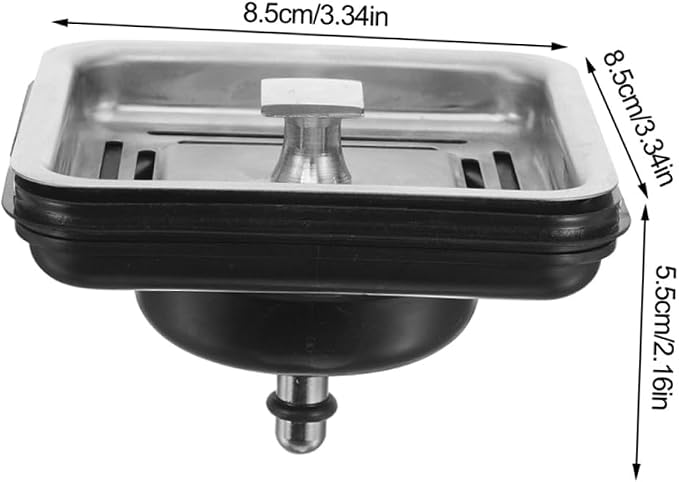 Mipcase 2Pcs Kitchen Sink Drain Strainer and Stopper