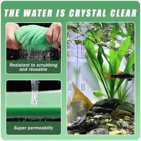 2PC Aquarium Filter Floss - 12" x 78" (6.5ft per roll) - Total 13ft
