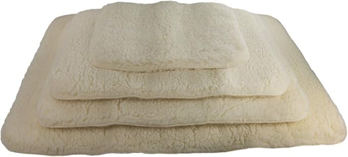 ActiveDogs Hi Loft Sherpa Faux Lambskin Dog Bed - Large 30"x40" - Orthopedic & Machine Washable - Double Layered