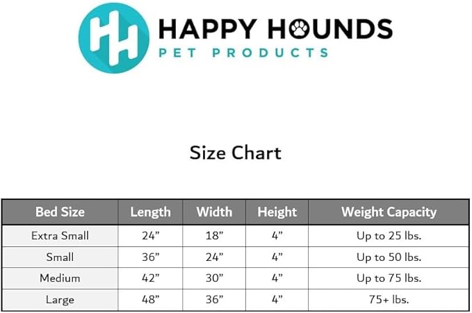 Happy Hounds Oscar Rectangle Orthopedic Foam Sherpa Dog Bed, Medium (42 x 30 in.), Red