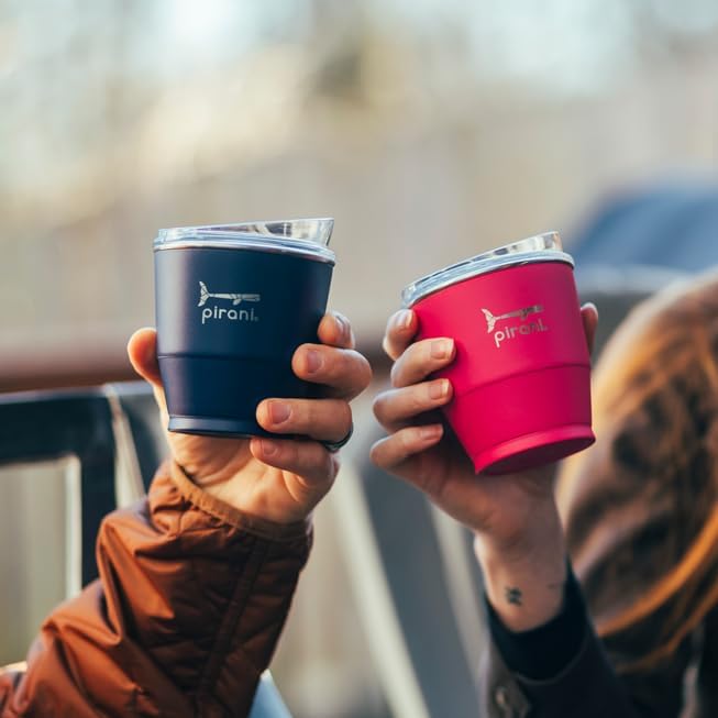 Pirani 10 oz. Insulated Stackable Wine and Whiskey Tumbler