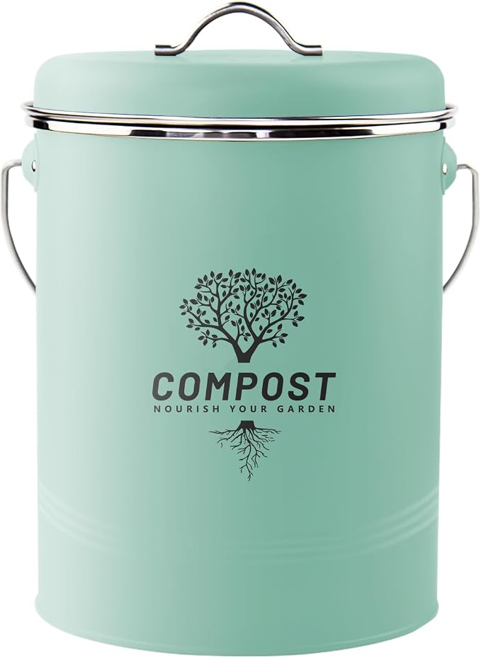 Kitchen Countertop Compost Bin, Odor Resistant Indoor Compost Bin