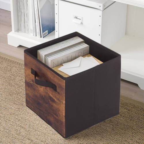 ShellKingdom Storage Bins, Foldable Fabric Storage Cubes And Cloth Storage