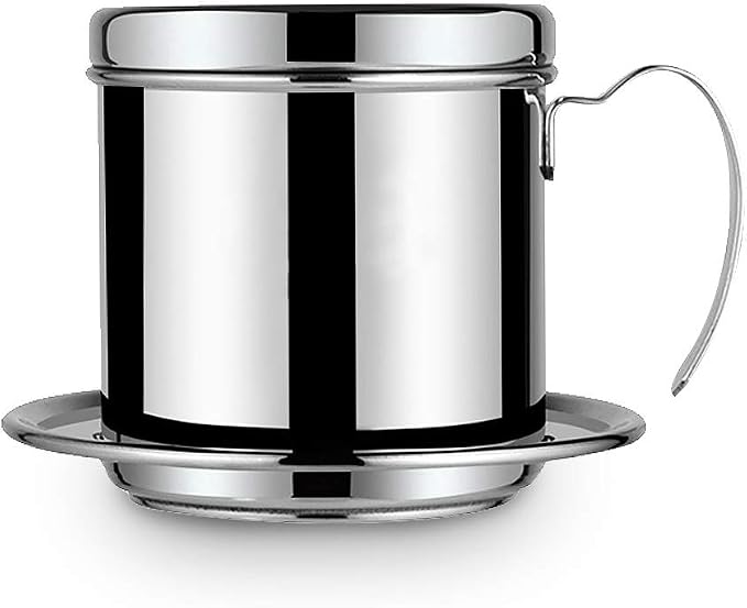 TOPINCN Vietnamese Coffee Drip Filter, Stainless Steel Pour Over Coffee Maker