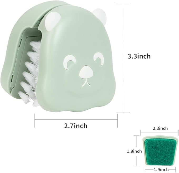 CQT BladeBrush Knife and Cutlery Cleaner Brush Bristle Scrub Kitchen Washing