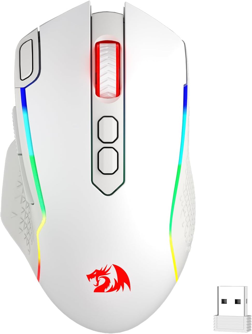 Redragon M810 PRO Wireless RGB Gaming Mouse 10000 DPI Remapping Keys