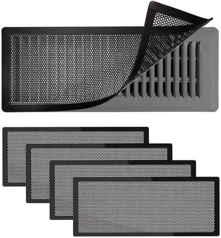 4 PCS Magnetic Vent Covers-4x10 Magnetic Air Vent Covers with Mesh