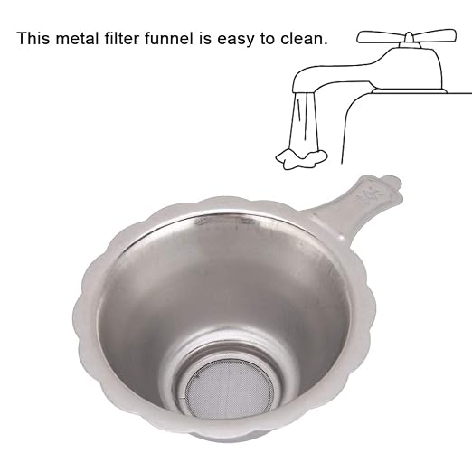 3D Printer Metal Filter Funnel Photosensitive Resin Foldable Strainer