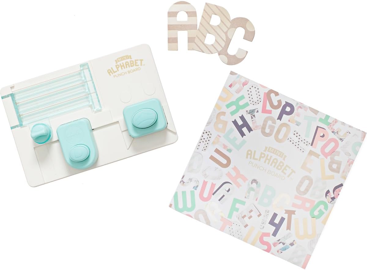 We R Punch Board-Mini Alphabet