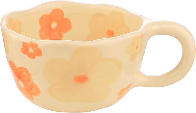 VanEnjoy Ceramic Cup, Cute Coffee Mug, Strawberry Mug, Aesthetic Coffee Mug