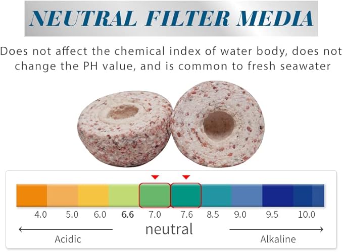 ALEGI 10 lbs Aquarium Ceramic Bio Filter Media Sphere