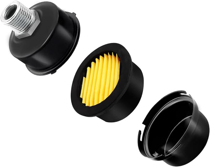 2 pcs 3/8" Thread Air Compressor Silencer, Air Compressor Intake Filter Sound