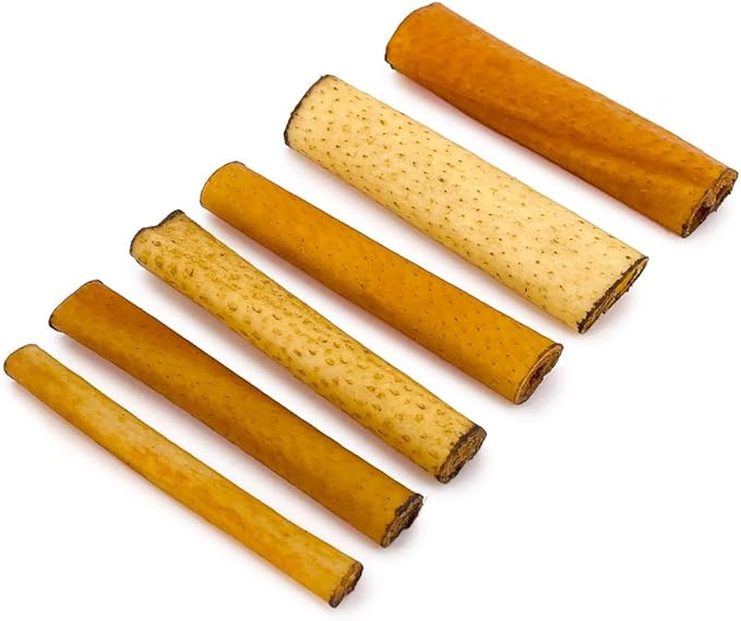 ValueBull USA Pig Skin Retriever Rolls, 4 Inch, Smoked, 50 Count - Premium USA Pork Hide Dog Chews, One-Piece, Easy Digestion, High Protein