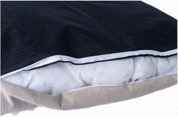 Dog Crate Mat - 40" x 29" Plush Cushion - Waterproof & Removable Cover - Pet Bed with Handle