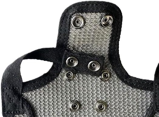 DOWN UNDER OUTDOORS 2 Pack Small Chicken Saddles for Bantams and Young Birds, Includes Shoulder Covers (Grey Mesh)