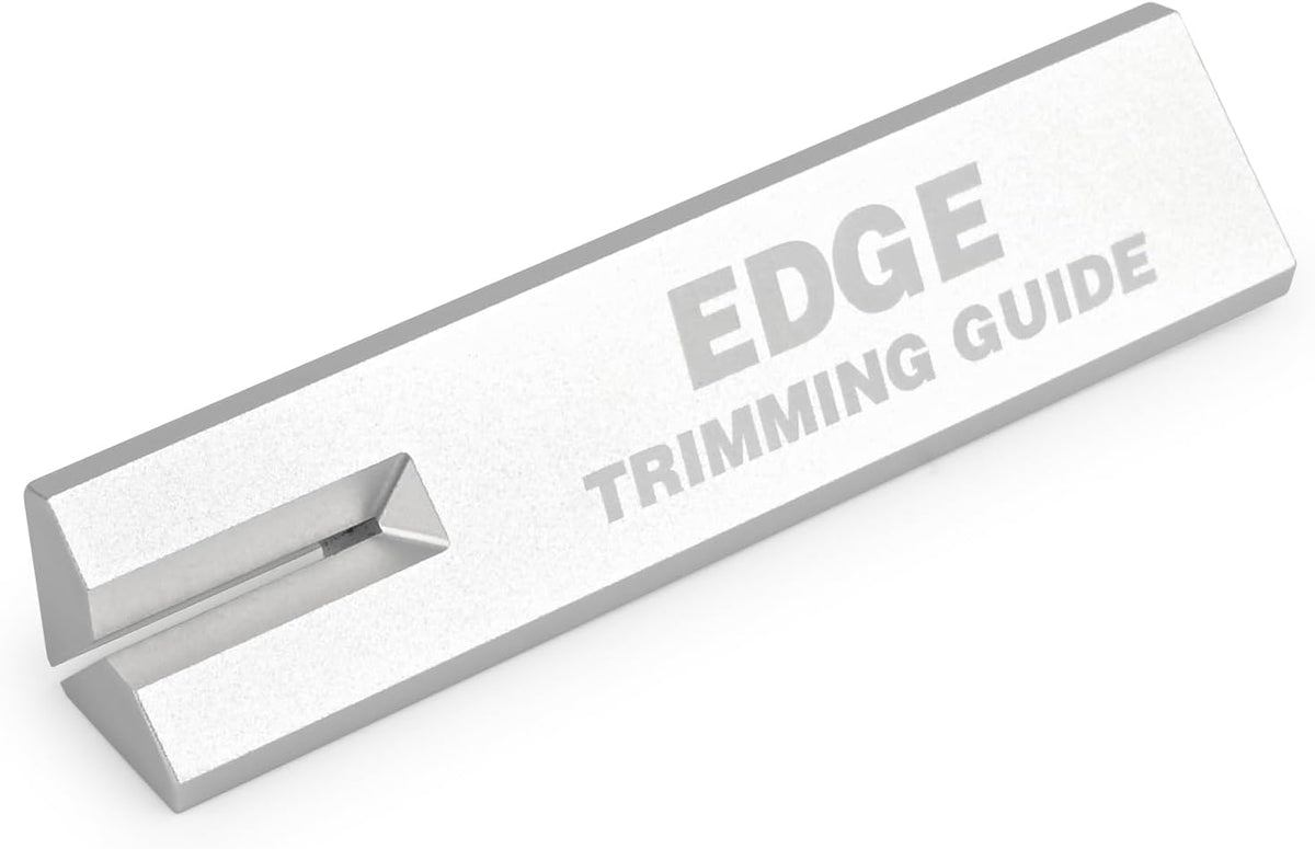 FOSHIO Aluminum Edge Trimming Guide Cutting Template Tool for Right Angle Cutting Straight, Accurate Marking and Trimming Straight Lines for Wallpaper, Vinyl Wrap, Craft Projects