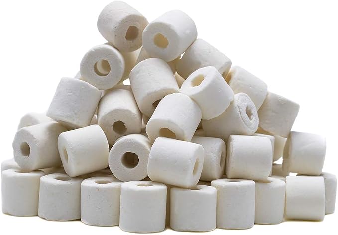 ALEGI Aquarium Premier Bulk Bio Ceramic Rings Filter Media