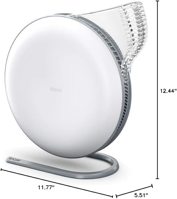 IQAir Atem Desk Air Purifier for Home, Small Room up to 150 sq ft, HyperHEPA