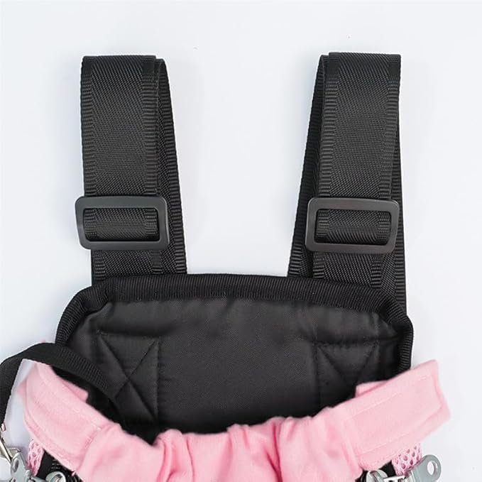 Portable Pet Carrier Backpack, Adjustable Pet Front Cat Dog Carrier Backpack Travel Bag for Small Medium Dogs Cats Puppies, Cat Backpack Carrier for Hiking Cycling (J, L)