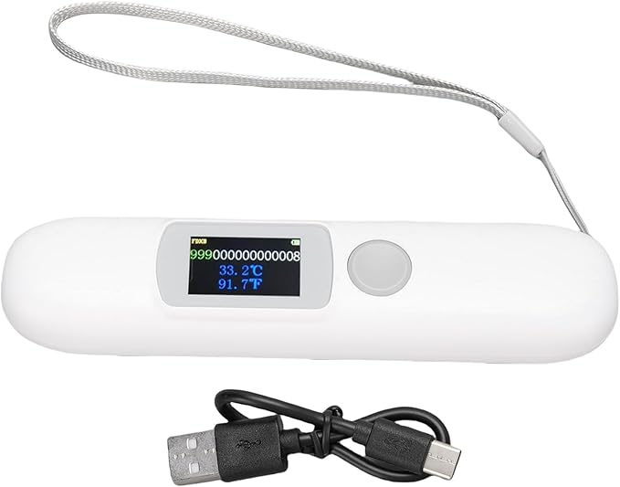 Pet Microchip Reader, Handheld Dog Cat Microchip Scanner Animal Chip ID Tag Reader Scanner with 1.14" Color Screen, for ISO 11784/11785