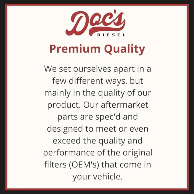 Doc's Diesel Filter Set DFD4615+D6128+DPA6109 | Compatible